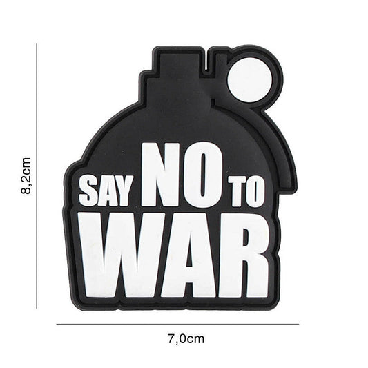 Emblema PVC Say no to War #2120 - Afirmă-ți Punctul de Vedere