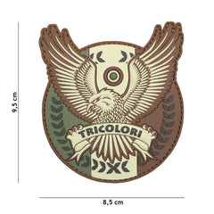 Emblema PVC Tricolori #1086 - Exprimă-ți Mândria Națională