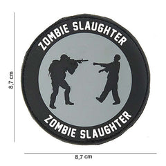 Emblema PVC Zombie Slaughter #10075 - Semnalul Tău de Luptă