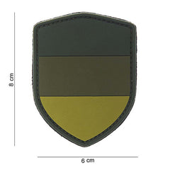 Emblema Scut Germania 3D PVC Verde - Afirmă-ți Identitatea Tactică
