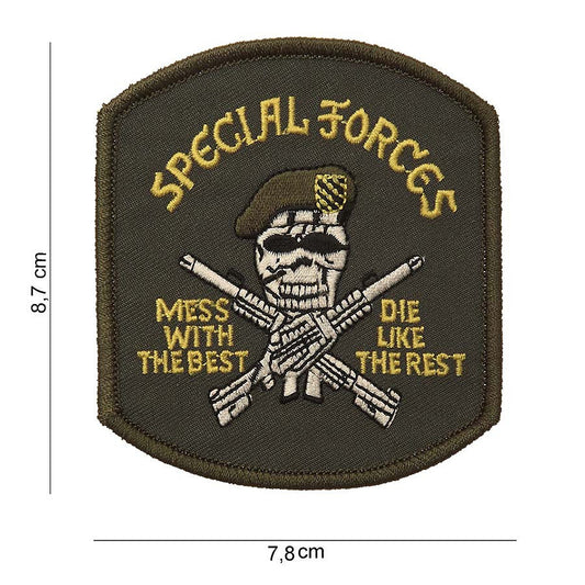 Emblemă Special-Forces (Doodskop) - Diverse | Din Textil, Simbol SF