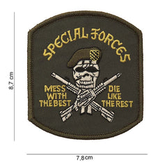 Emblemă Special-Forces (Doodskop) - Diverse | Din Textil, Simbol SF