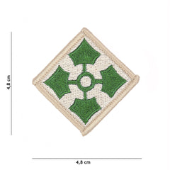 Emblema Stof 4th US Infantry Division Diverse - Afișează-ți Onoarea