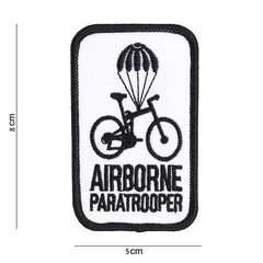 Emblemă Stofă Paratrooper Alb - Simbolul Curajului Tău