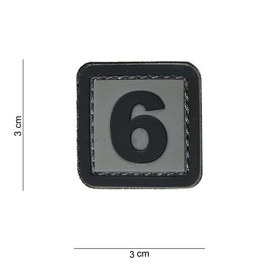Emblema Tactic 3D PVC 6 #15007 Multi-Color - Recunoaștere Instantanee & Rezistență Maximă
