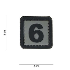 Emblema Tactic 3D PVC 6 #15007 Multi-Color - Recunoaștere Instantanee & Rezistență Maximă