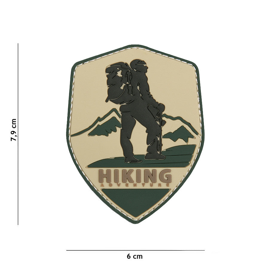 Emblemă Tactică 3D PVC Hiking Adventure #23010 - Stimulul Moral în Aventura Ta
