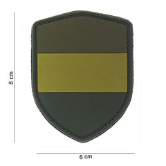 Emblema Tactica 3D PVC Nederland Verde - Afirmă-ți Identitatea
