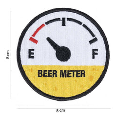 Emblema Tactica "Beer Meter" Cu Velcro - Personalizare Rapidă & Stil Unic
