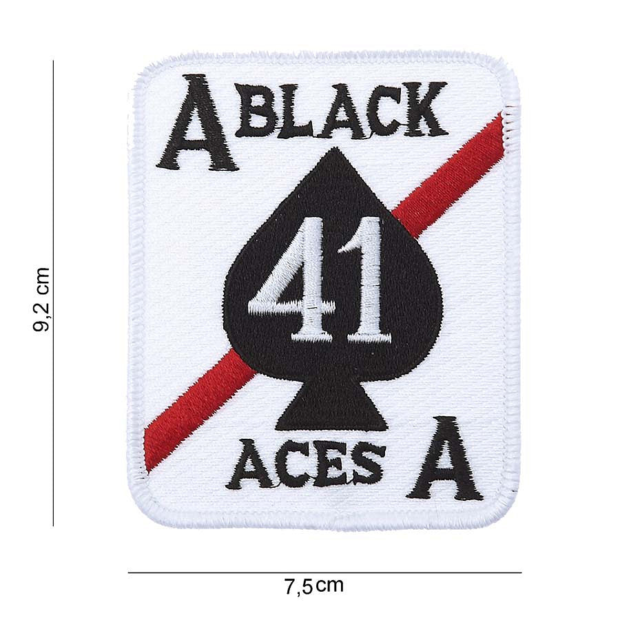 Emblemă Tactică Black Aces #5036 Divers - Identitate Autentică