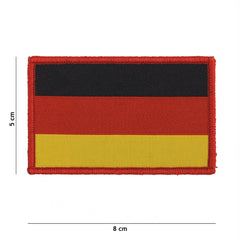 Emblema Tactica Drapel Germania #7132 Multicolor - Detaliu Impecabil & Aplicare Rapidă