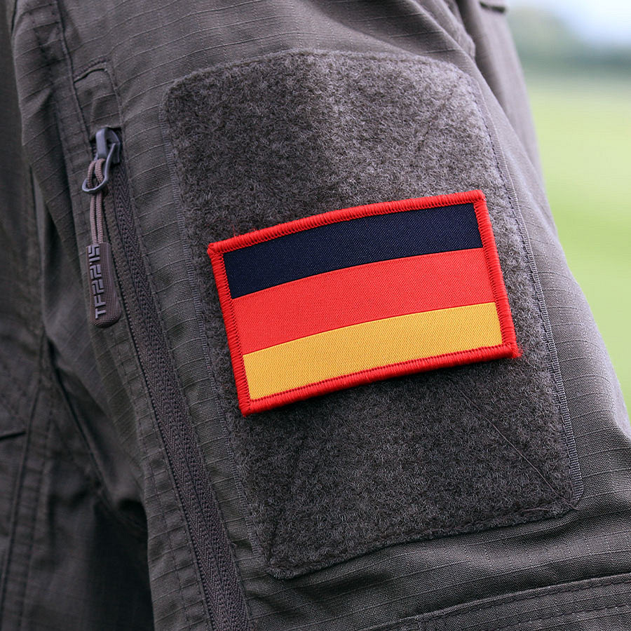 Emblema Tactica Drapel Germania #7132 Multicolor - Detaliu Impecabil & Aplicare Rapidă