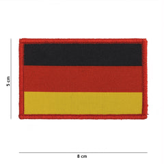 Emblema Tactica Drapel Germania #7132 Multicolor - Detaliu Impecabil & Aplicare Rapidă