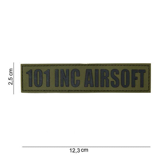 Emblema Tactica Emblema 3D PVC Tab Verde 101 INC - Semn Distinctiv Rezistent