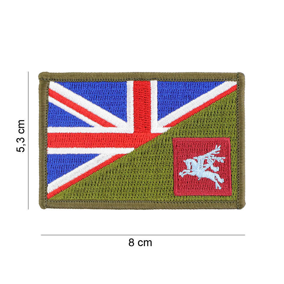 Emblema Tactica Pegasus Half Flag Multicolor - Afirmă-ți Spiritul