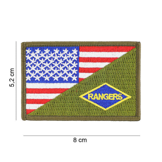Emblema Tactica Rangers Half Flag Diverse - Identitate Neclintita