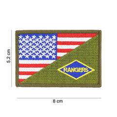 Emblema Tactica Rangers Half Flag Diverse - Identitate Neclintita