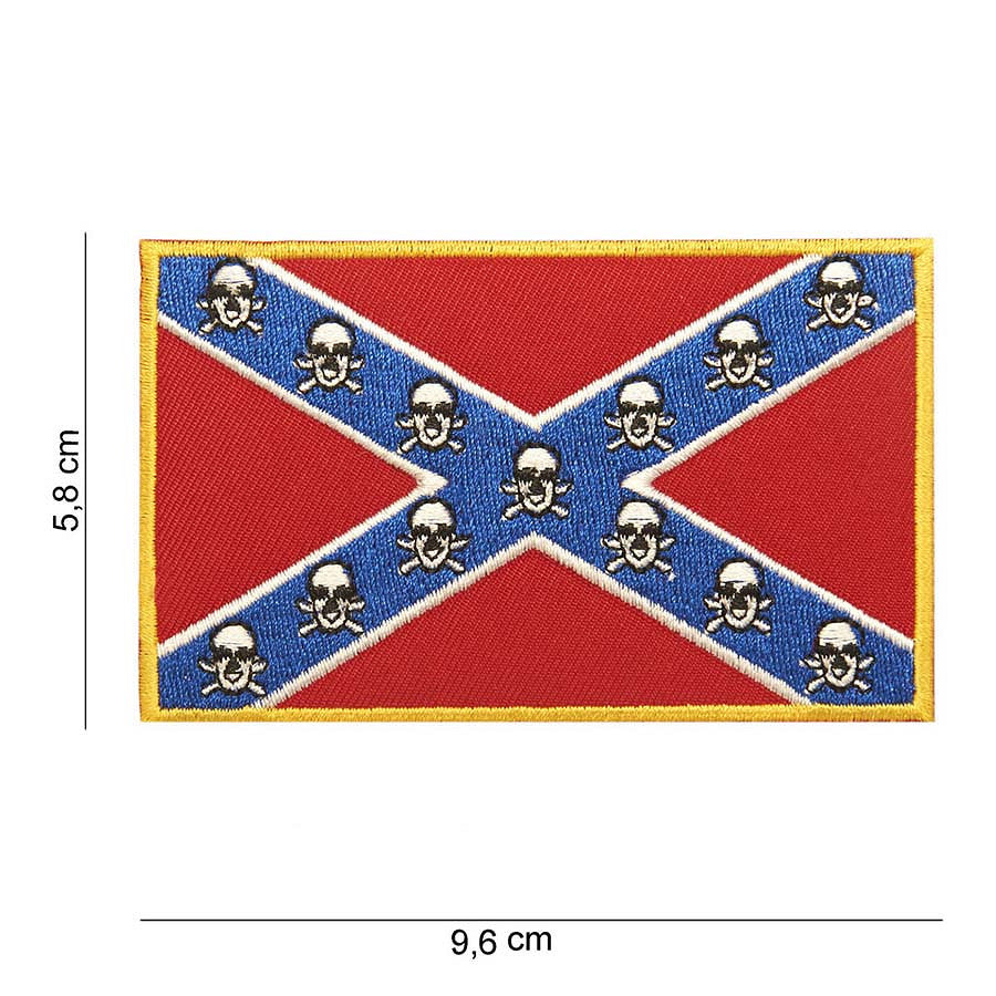 Emblema Tactică Rebel Flag Skull Diversen - Afirmă-ți Atitudinea