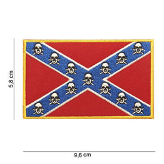 Emblema Tactică Rebel Flag Skull Diversen - Afirmă-ți Atitudinea