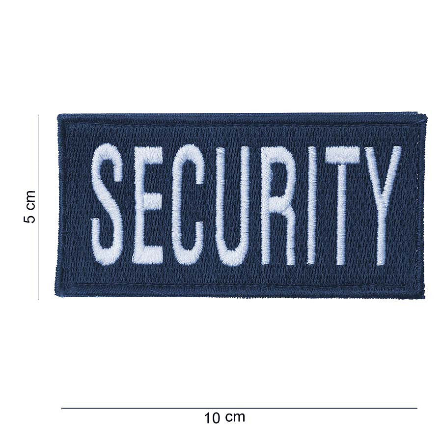 Emblemă Tactică Security Albastru #2022 - Identificare Profesională