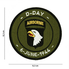 Emblemă Textilă 101st Airborne D-Day Diversen - Simbol al Eroismului