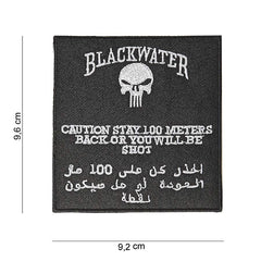 Emblema Textilă Blackwater 100M Diverse - Afirmă-ți Loialitatea și Puterea