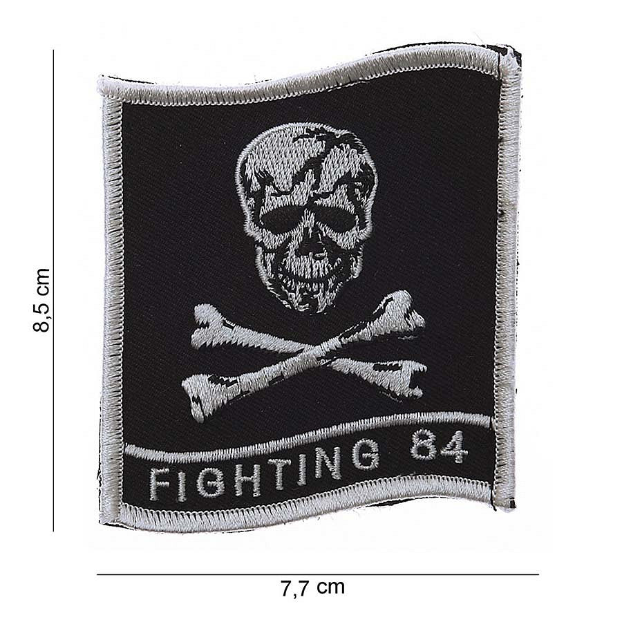 Emblema Textila Craniu "Fighting 84" Diverse - Semnul Tau Distinctiv