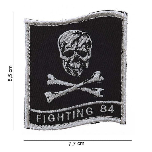 Emblema Textila Craniu "Fighting 84" Diverse - Semnul Tau Distinctiv