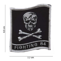 Emblema Textila Craniu "Fighting 84" Diverse - Semnul Tau Distinctiv