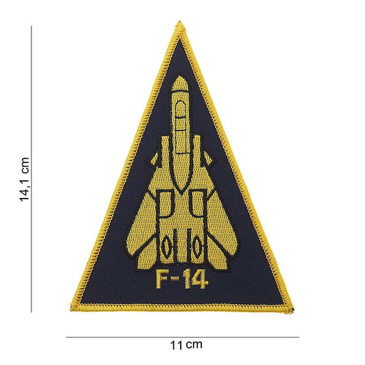 Emblema Textilă F-14 Mare Galben - Afirmă-ți Pasiunea Aviatică