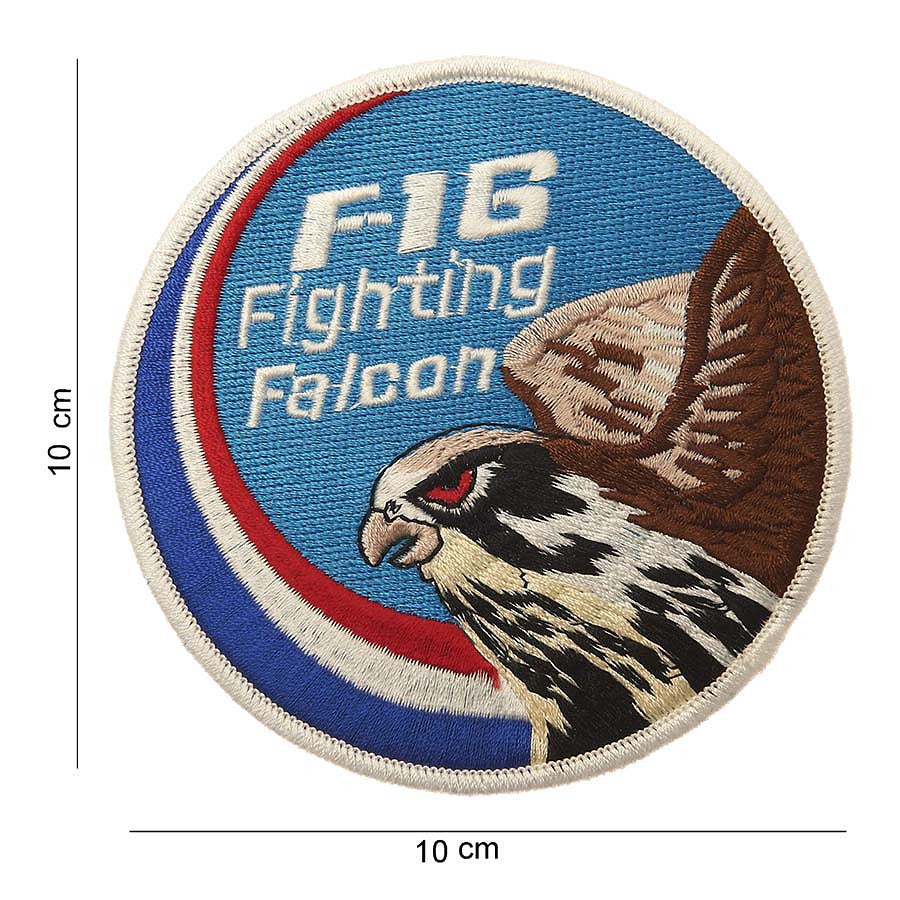 Emblema Textilă F-16 Fighting Falcon Eagle Multicolor - Simbolul Preciziei Aeriene