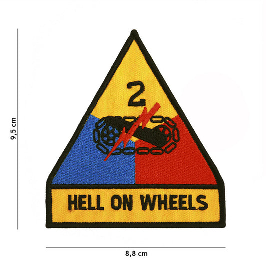 Emblema Textilă Hell on Wheels #7116 Multicoloră - Afirmă-ți Spiritul