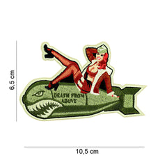 Emblema Textila Pinup Girl Bomb Diverse - Stil Autentic Echipament