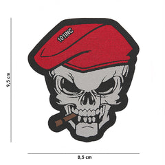 Emblema Textila Skull cu Trabuc #7142 - Detaliu Tactic Superior