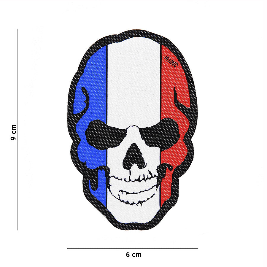 Emblema Textilă Skull Frankrijk #7141 - Identitate Tactică Impecabilă
