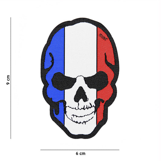 Emblema Textilă Skull Frankrijk #7141 - Identitate Tactică Impecabilă