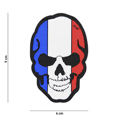 Emblema Textilă Skull Frankrijk #7141 - Identitate Tactică Impecabilă
