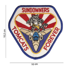 Emblema Textila Tomcats Forever Sundowners Divers - Afirma Legenda Aviatiei