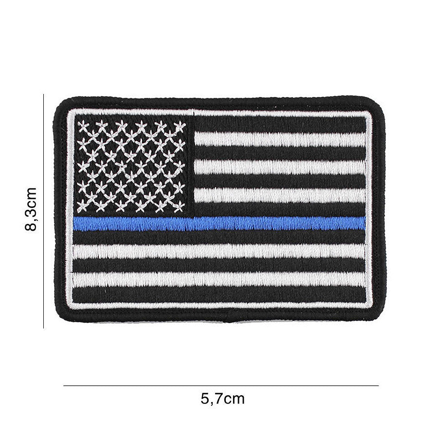 Emblema Textila USA Blue Thin Line #2039 - Sprijin pentru Forțele de Ordine