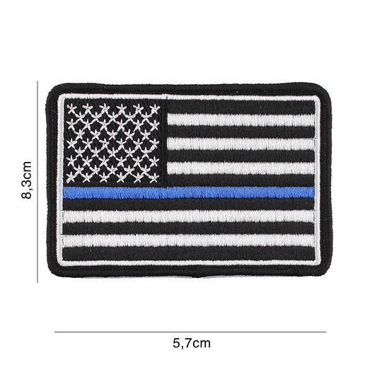 Emblema Textila USA Blue Thin Line #2039 - Sprijin pentru Forțele de Ordine