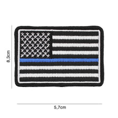 Emblema Textila USA Blue Thin Line #2039 - Sprijin pentru Forțele de Ordine