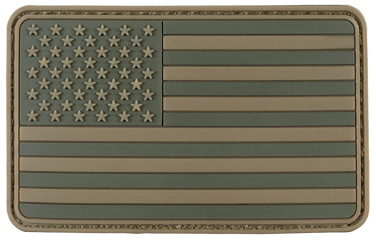 Emblemă Velcro 3D USA Oliv MFH - Cauciuc, 8x5 cm