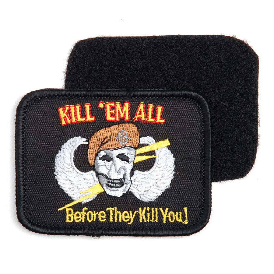 Emblema Velcro Kill'em All #1054 Diverse - Mesaj Clar, Acțiune Decisă