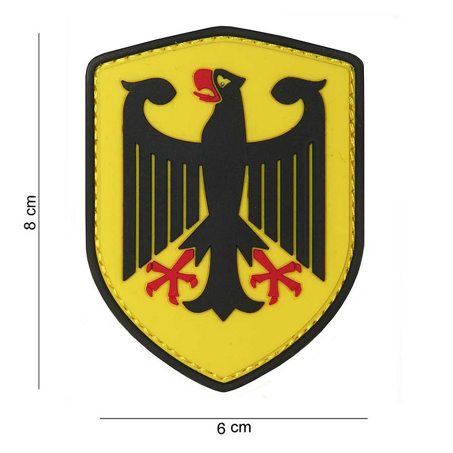 Emblema Vultur German 3D PVC - Personalizare Tactică Autentică