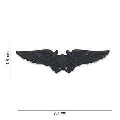 Emblema Wing Black #7015 Negru Tactical - Semn de Autoritate și Respect
