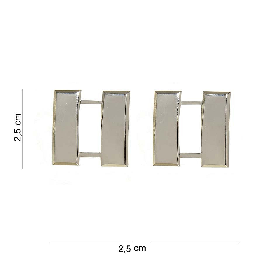 Embleme Metalice US Captain Bars Argintiu - Simbol de Autoritate