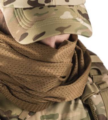 Esarfa Mesh Dark Coyote