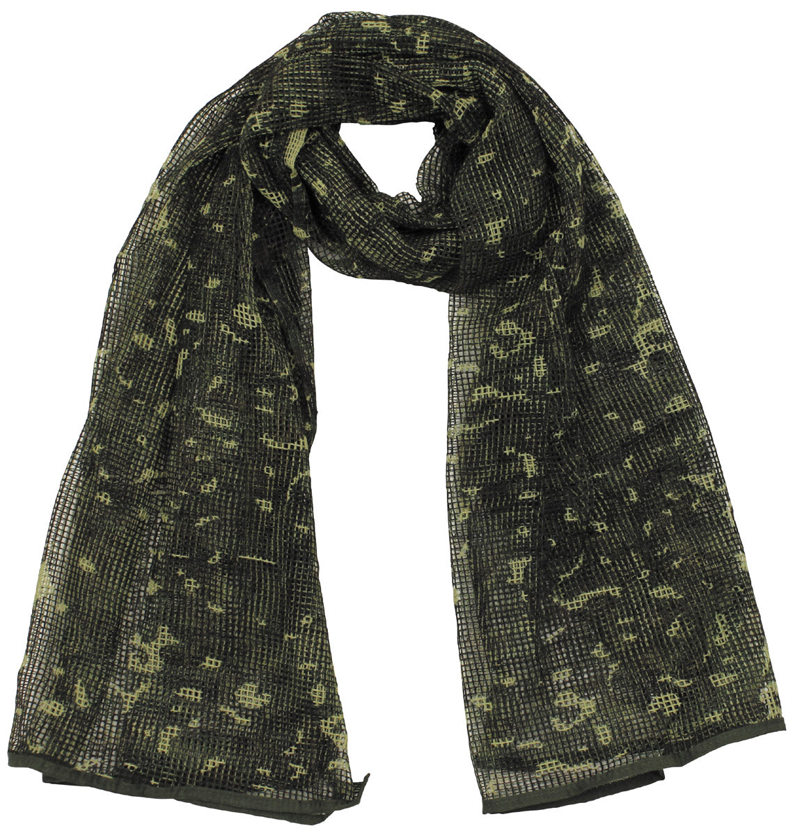 Eșarfă Plasă Camuflaj Flecktarn MFH - 100% Poliester, Multifuncțional