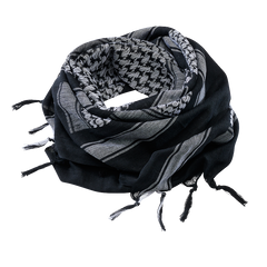 Esarfa Shemag Black/White Brandit - Protectie Versatila