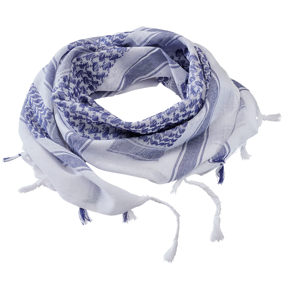 Esarfa Shemag Blue/White Brandit - Protectie Versatila